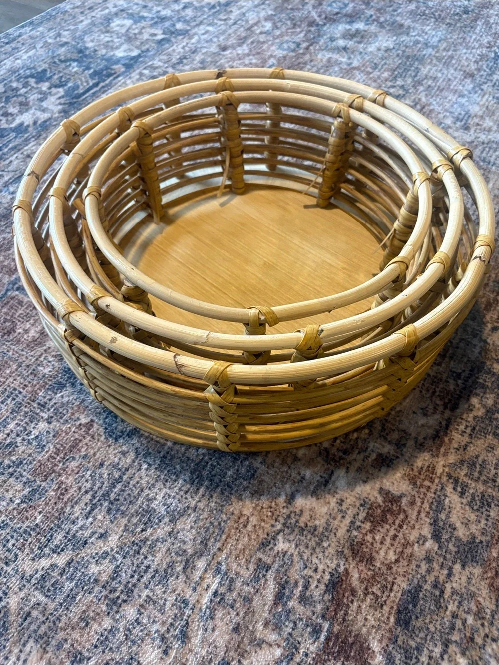 Natural Rattan nesting Set - Neutral